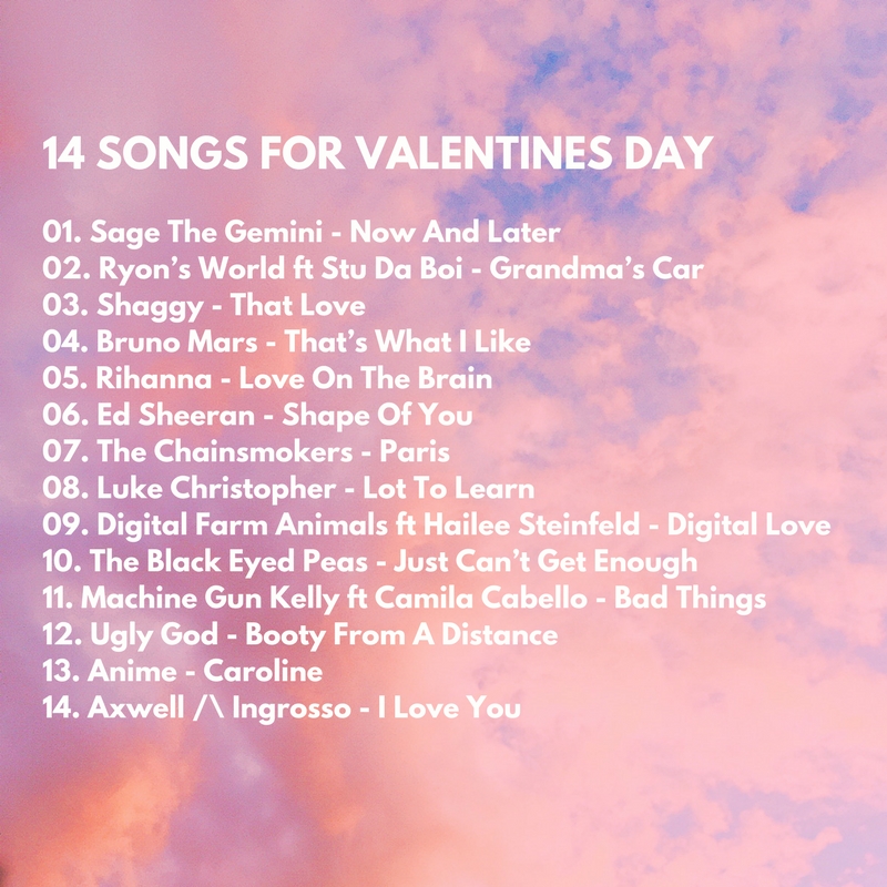 Songs for Februaray